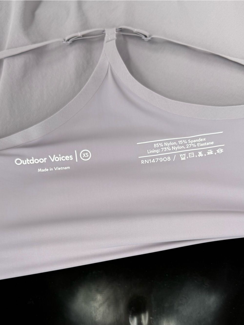 Outdoor Voices Exercise Dress w/ Built in Shorts | Lavender | XS - Picture 8 of 8